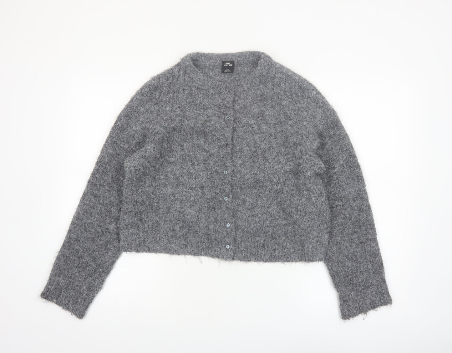 Urban Outfitters Womens Grey Chunky Knit Cardigan Size S