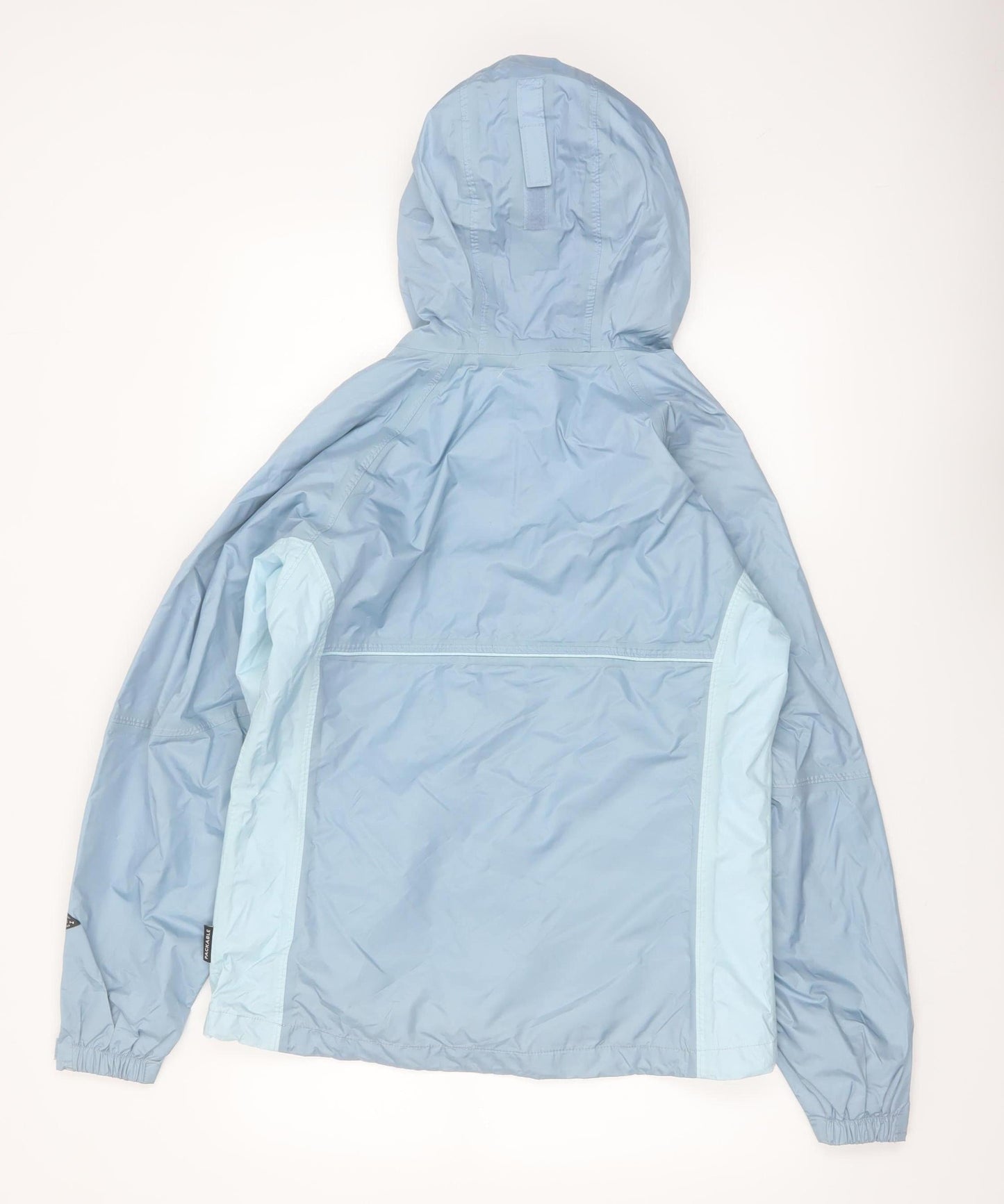 Columbia Women's Blue Waterproof Hooded Rain Jacket M