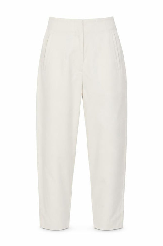 ZARA Women's Beige High Rise Tailored Tapered Trousers XS
