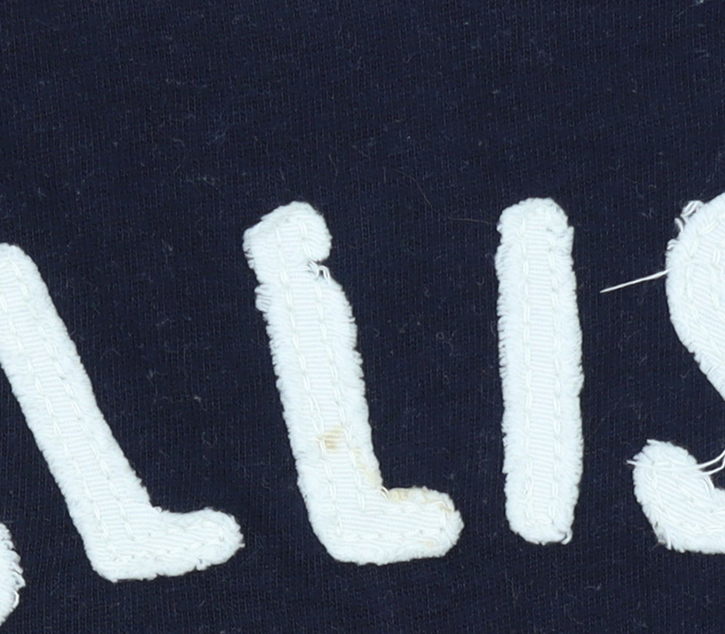 Hollister Men's Navy Surfing Series T-Shirt L Embroidered Cotton