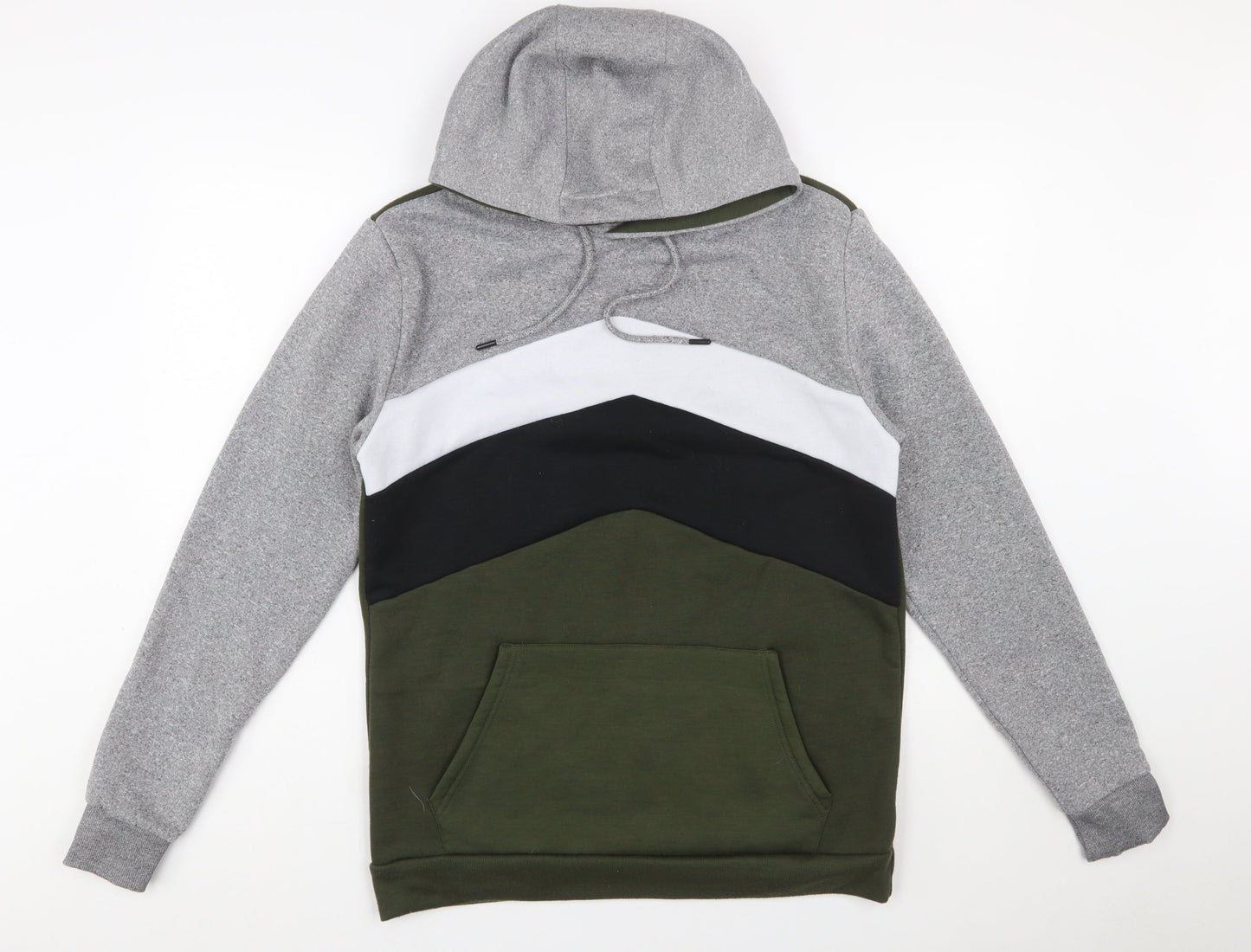 Brave Soul Men's Multicoloured Pullover Hoodie Size M