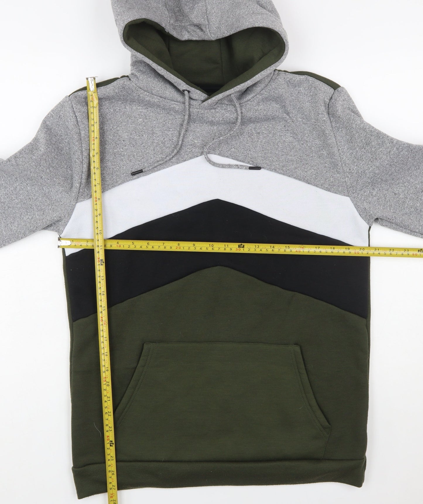 Brave Soul Men's Multicoloured Pullover Hoodie Size M