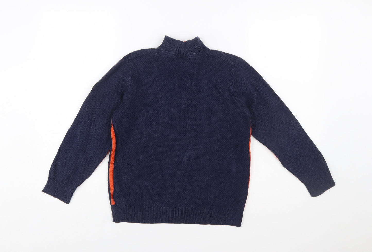 Baker by Ted Baker Boys Blue 10 Years 1/2 Zip Wool Cotton Jumper