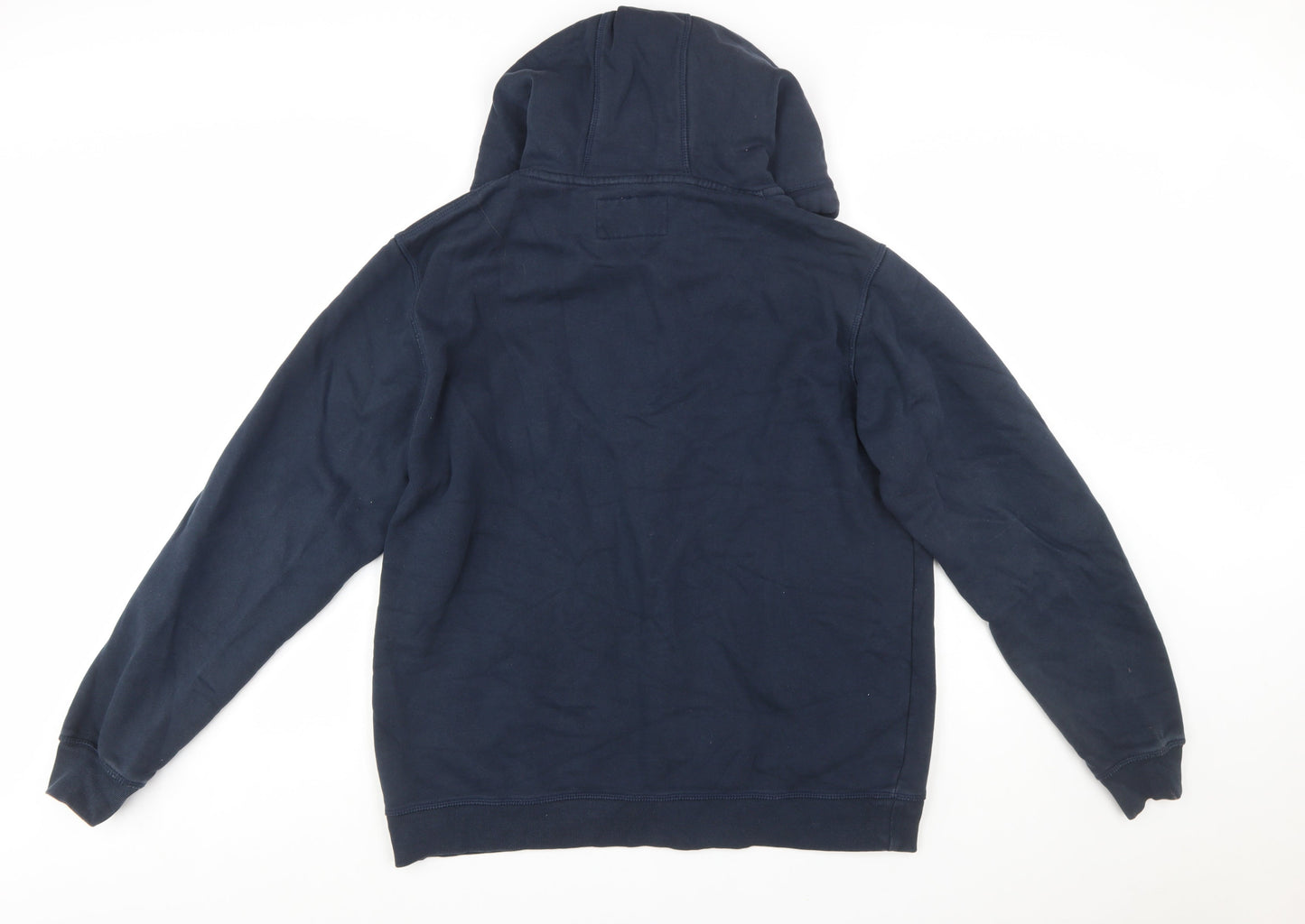 Jack Wills Men's Blue Full Zip Hoodie XL Fleece Cotton Blend