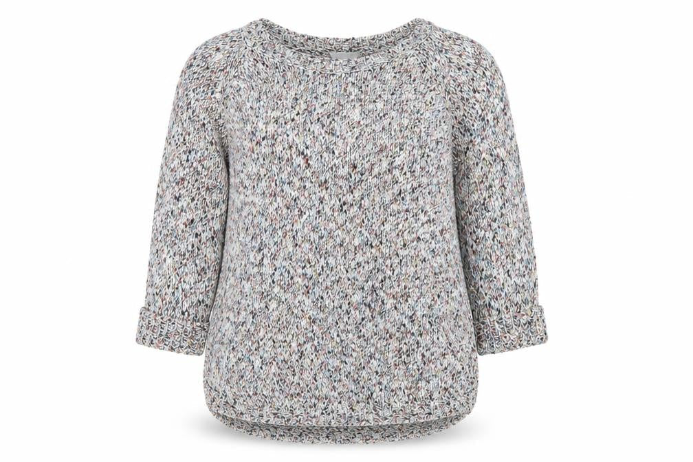 BHS Women’s Multicoloured Chunky Knit Pullover Jumper Size 14