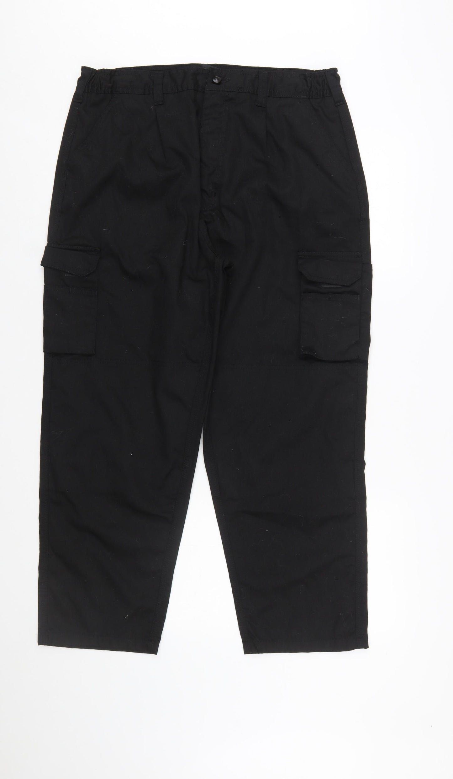 ØRN Women's Black Size 16 Cargo Workwear Trousers