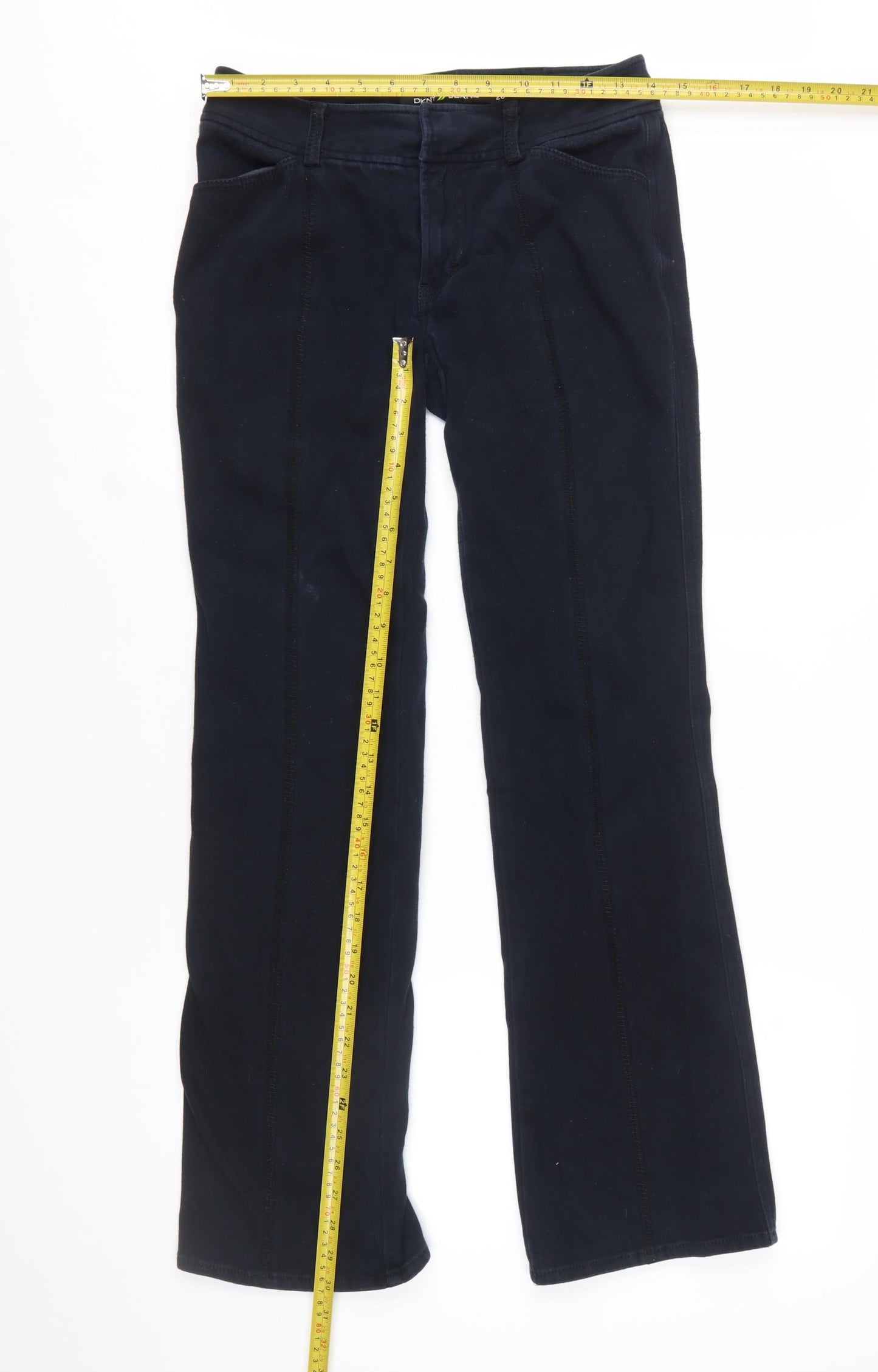 DKNY Women’s Black Slim Straight Stretch Jeans Size 28