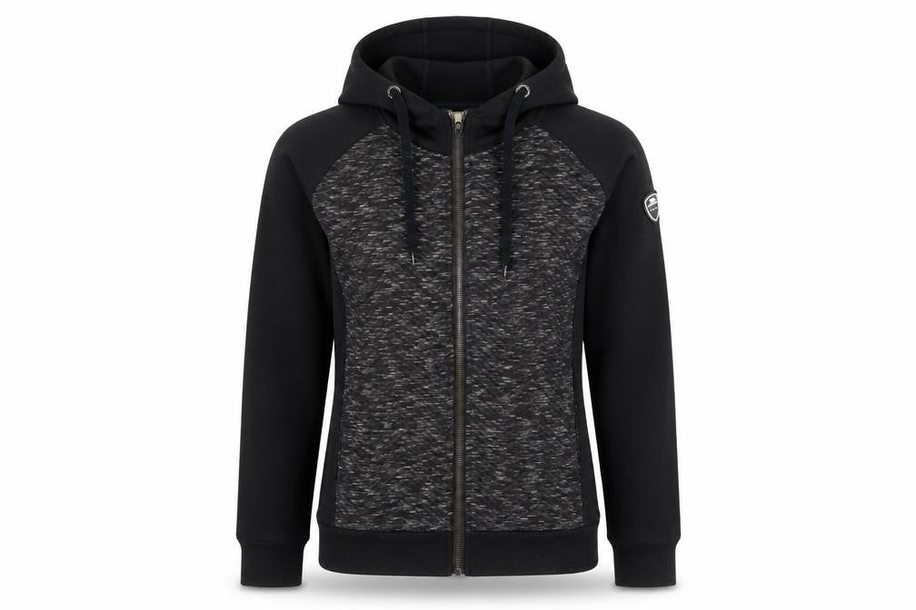 Trespass Womens Black Full Zip Hoodie UK 10 Polyester Blend