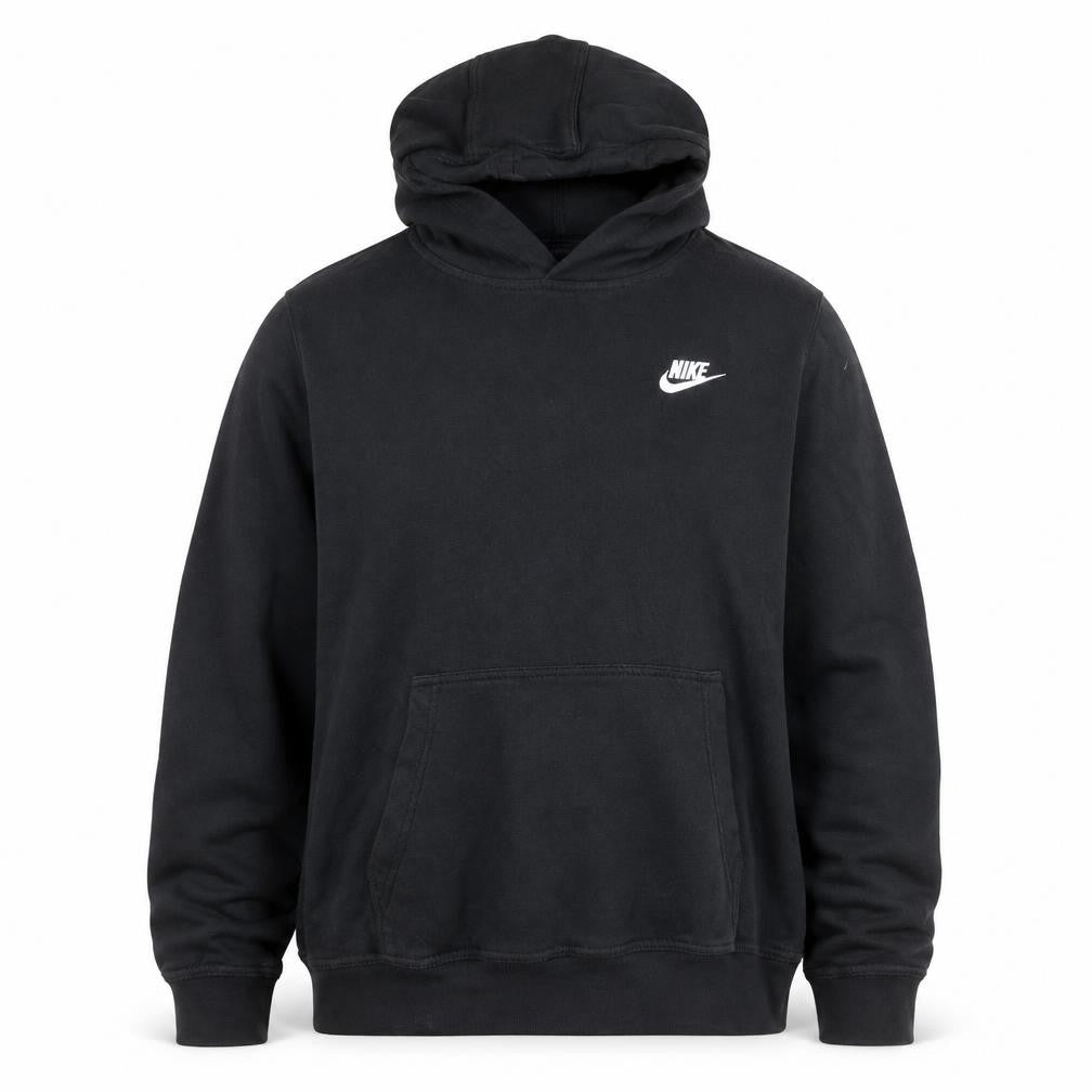 Nike Men Black Pullover Hoodie Medium Fleece Sportswear