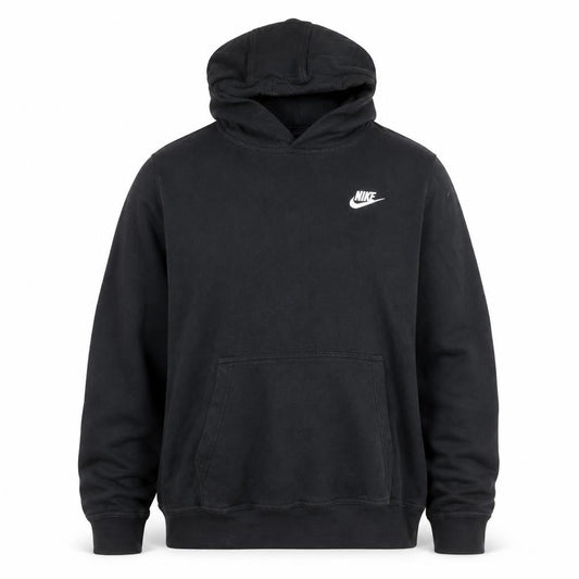 Nike Men Black Pullover Hoodie Medium Fleece Sportswear