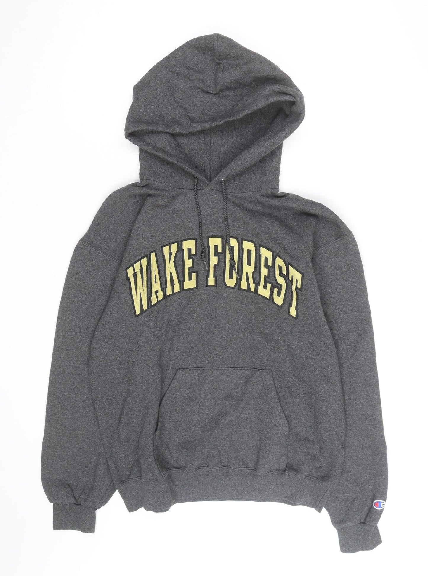 Champion Men's Grey Wake Forest Pullover Hoodie Size M