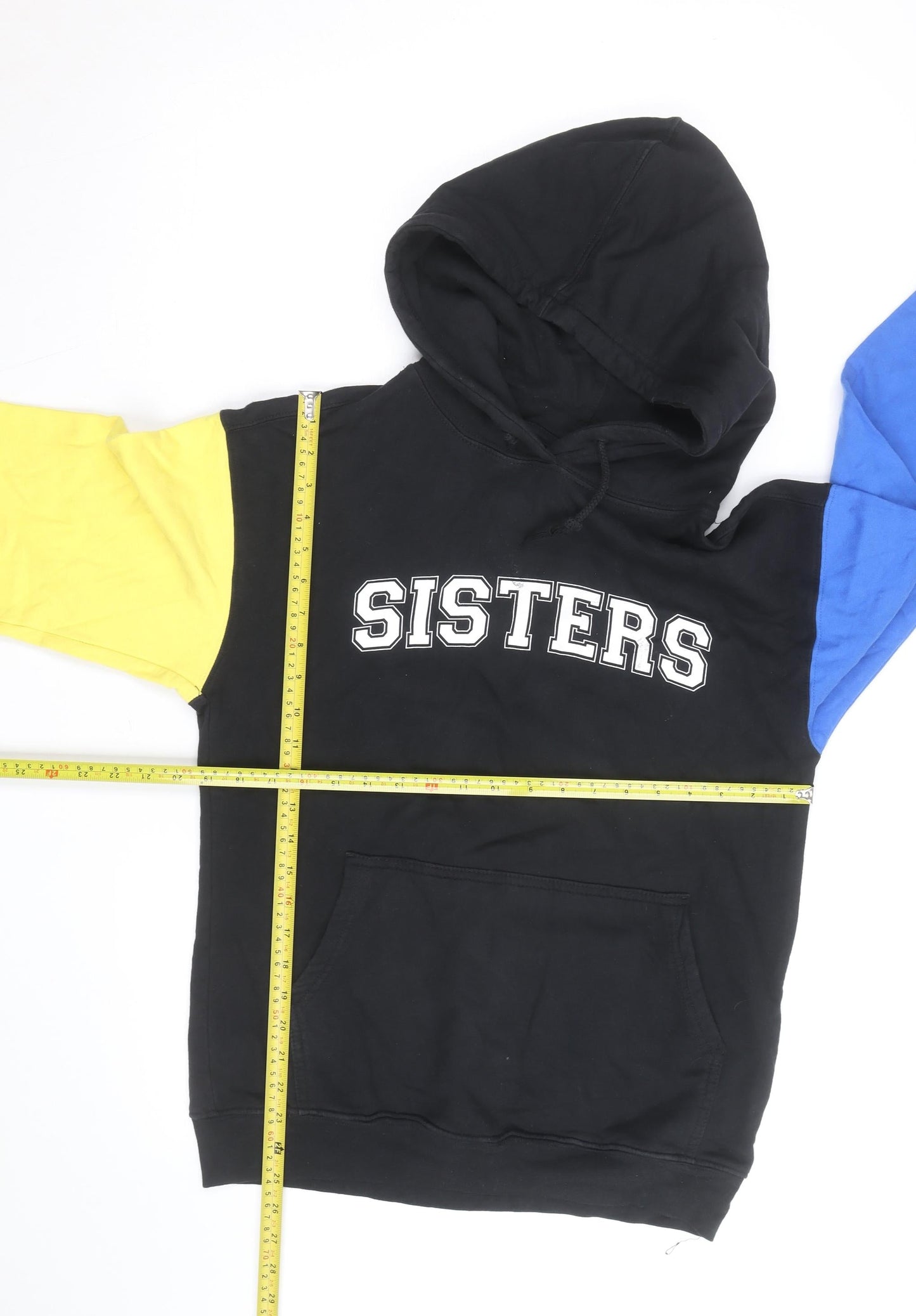 Sisters by Safety Pin Unisex Multicoloured Pullover Hoodie Small