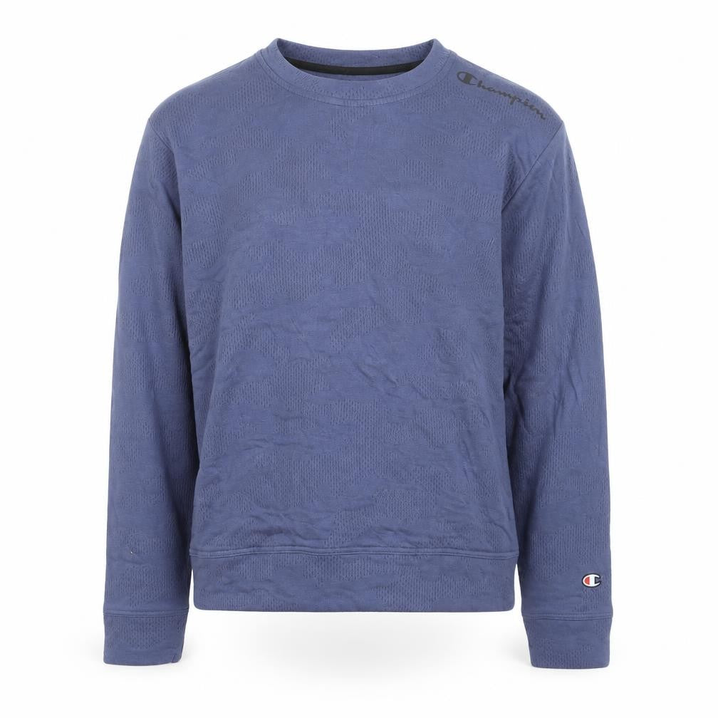 Champion Men's Blue Crew Neck Pullover Sweatshirt Size M