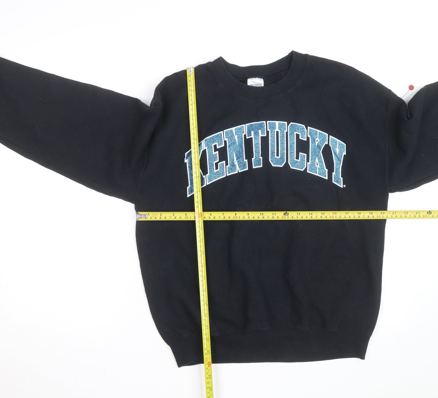 Gildan Men's Black Kentucky Pullover Crew Neck Sweatshirt Size M