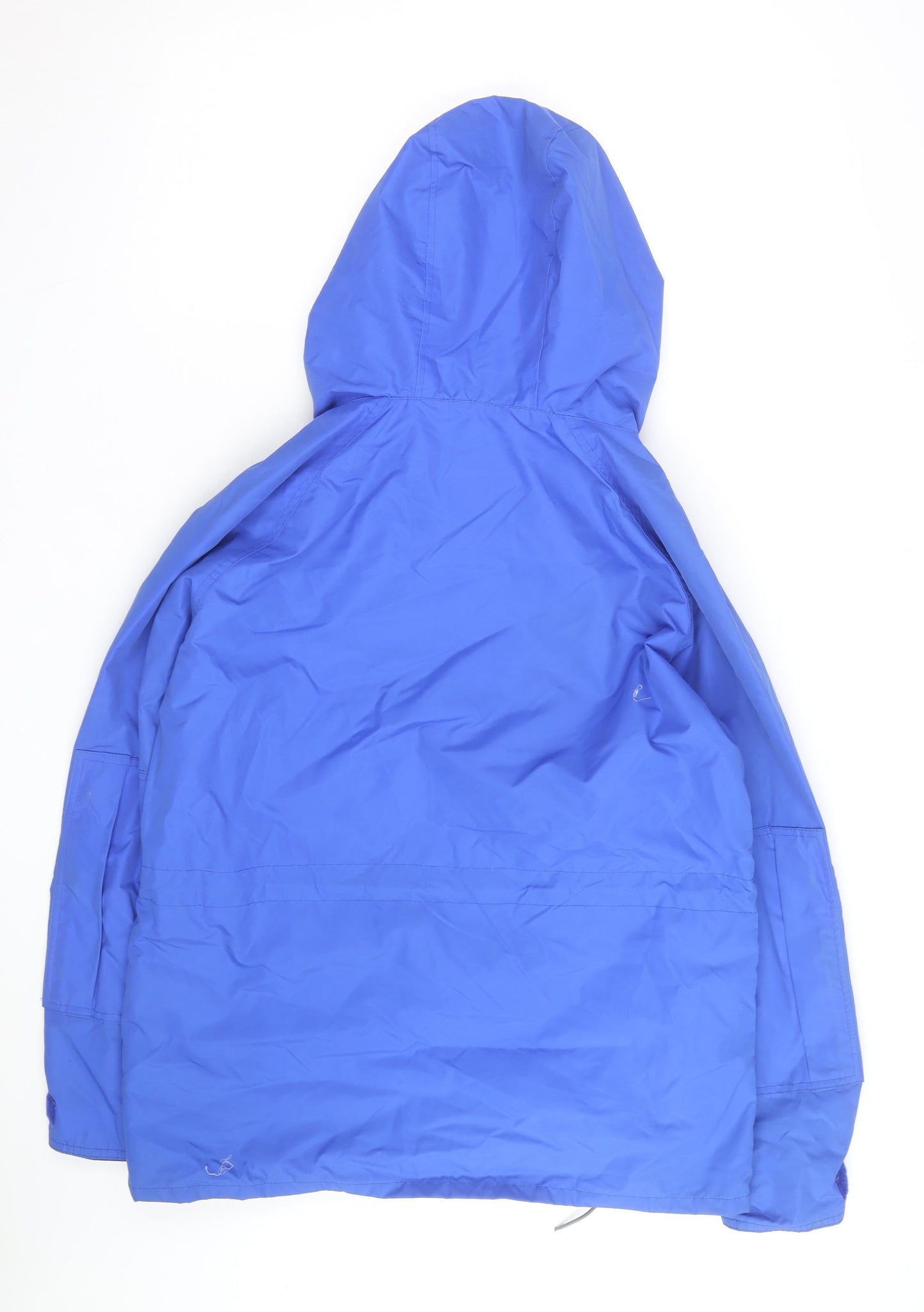 Columbia Men's Blue Nylon Hooded Anorak Jacket Size L Outdoor