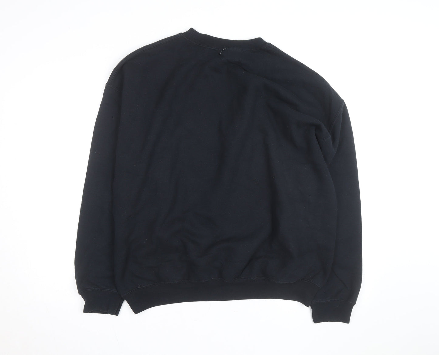 Gildan Men's Black 'Dad' Cartoon Graphic Pullover Sweatshirt XL