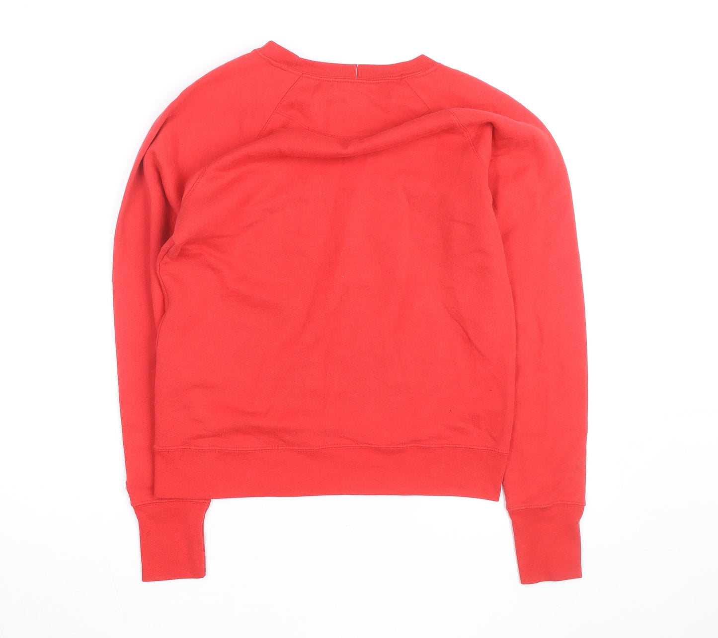 Champion Men's Red Crew Neck Pullover Sweatshirt Size L