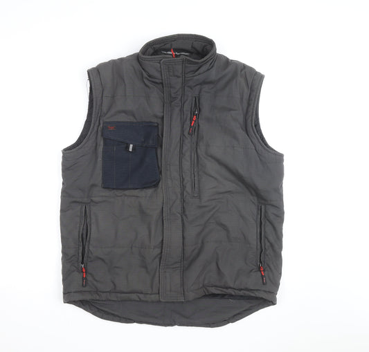 Hoggs Professional Men's Grey L Insulated Ripstop Waistcoat Bodywarmer