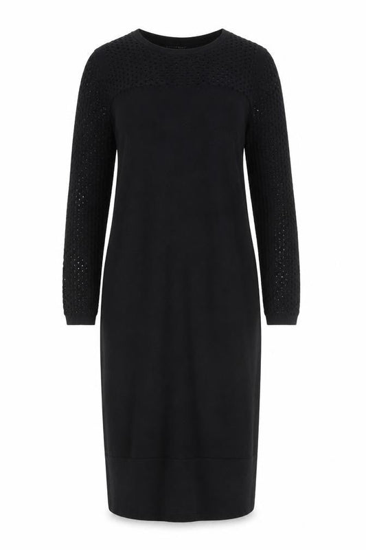 Karen Millen Women Black Knit Bodycon Dress Size S
