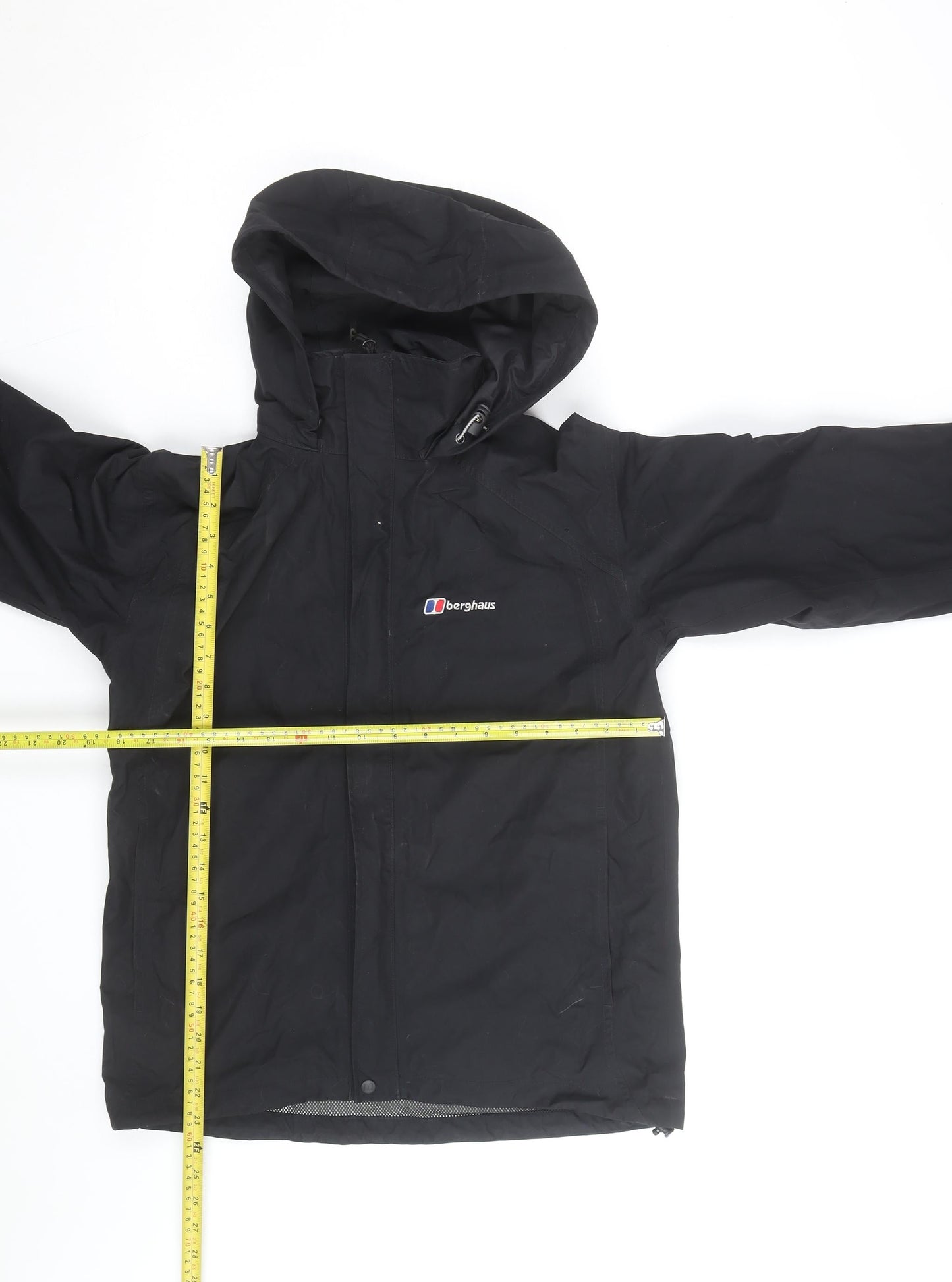 Berghaus Womens Black Size 10 Waterproof Hooded Rain Jacket
