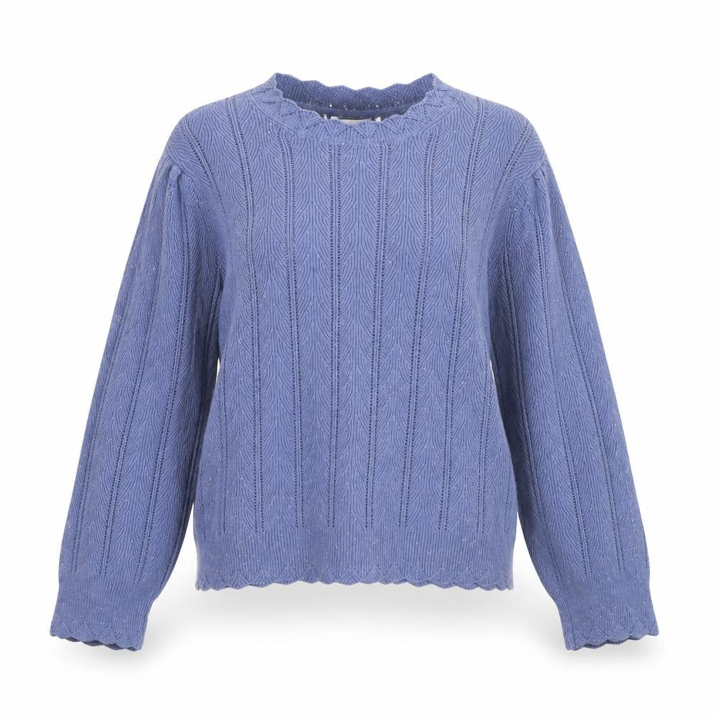Marks & Spencer Women’s Blue Knit Crew Neck Jumper Size 12