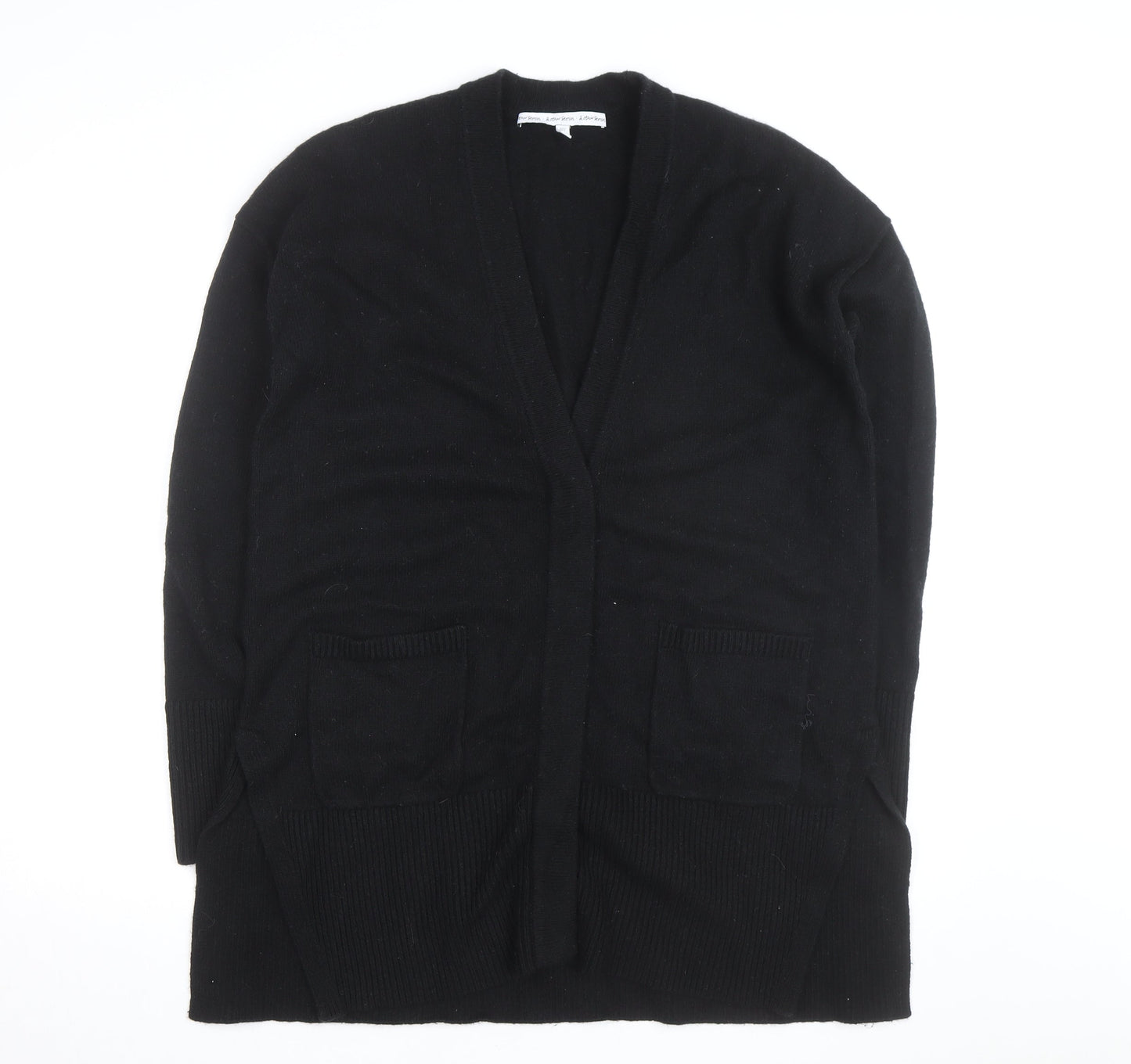 & Other Stories Women Black Wool Long Sleeve Cardigan Size M