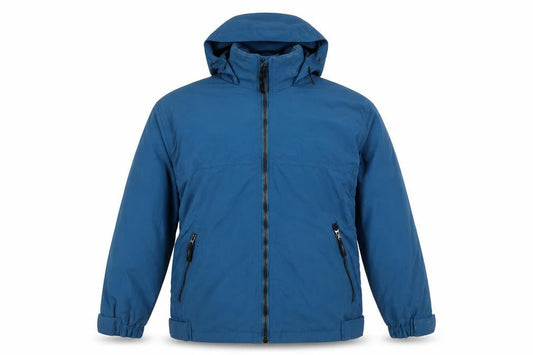 Lee Valley Mens Blue Hooded Waterproof Jacket Size S