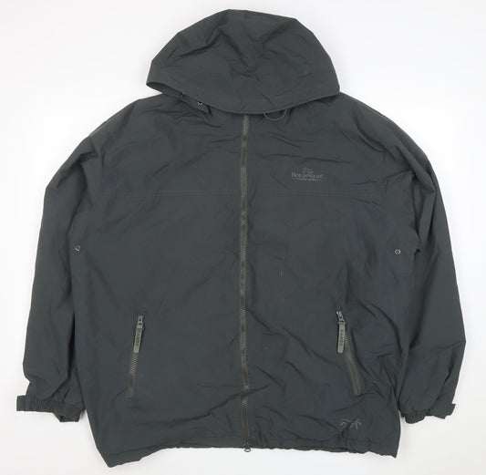 Horseware Ireland Men's Green XL Hooded Parka Jacket Polyester