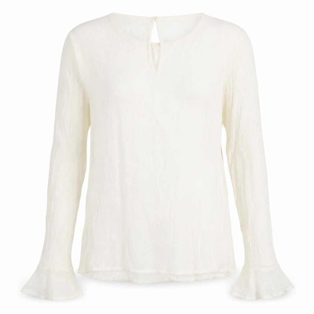Marks & Spencer Women’s Ivory Viscose Long Sleeve Tunic Blouse Size 12