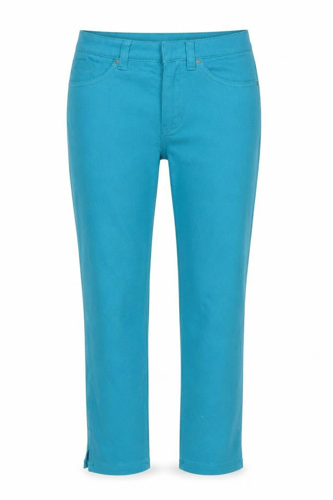 Next Womens Blue Crop Denim Jegging Size 6 Slim Fit Stretch Jeans