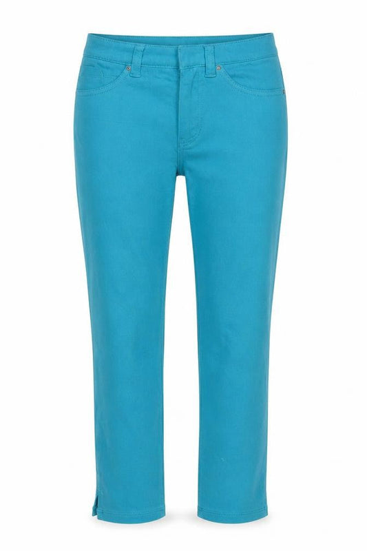 Next Womens Blue Crop Denim Jegging Size 6 Slim Fit Stretch Jeans