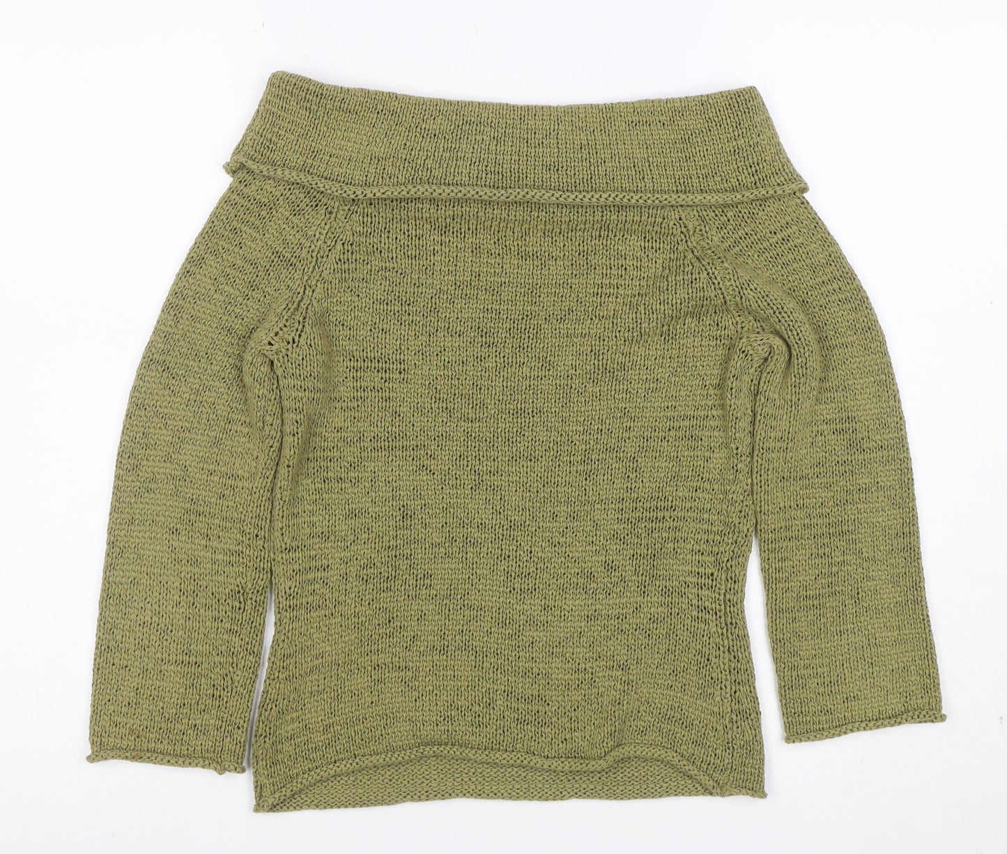 Principles Women’s Green Cowl Neck Knit Jumper Size 12