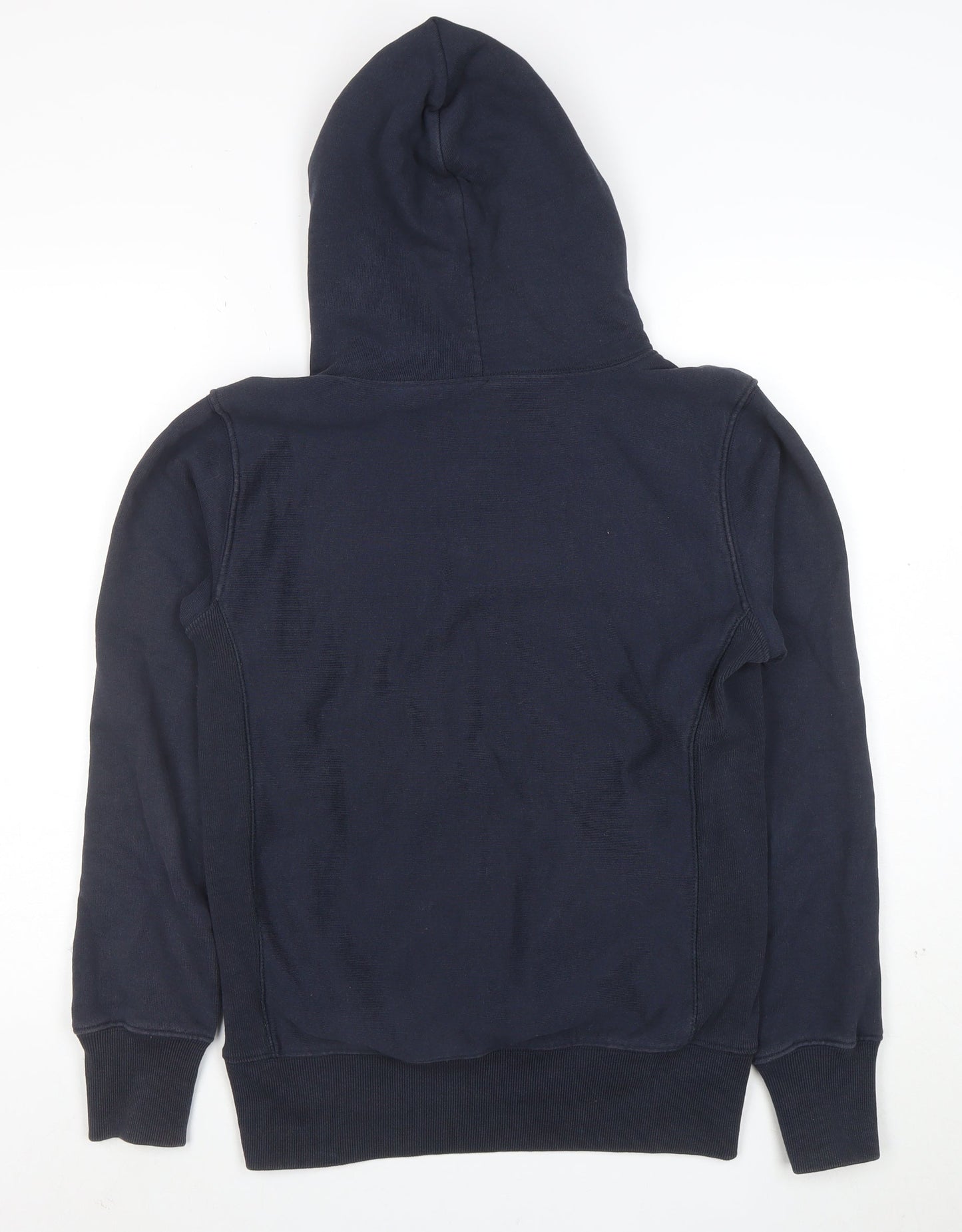 Champion Men's Blue Small Pullover Hoodie Reverse Weave Embroidered Logo