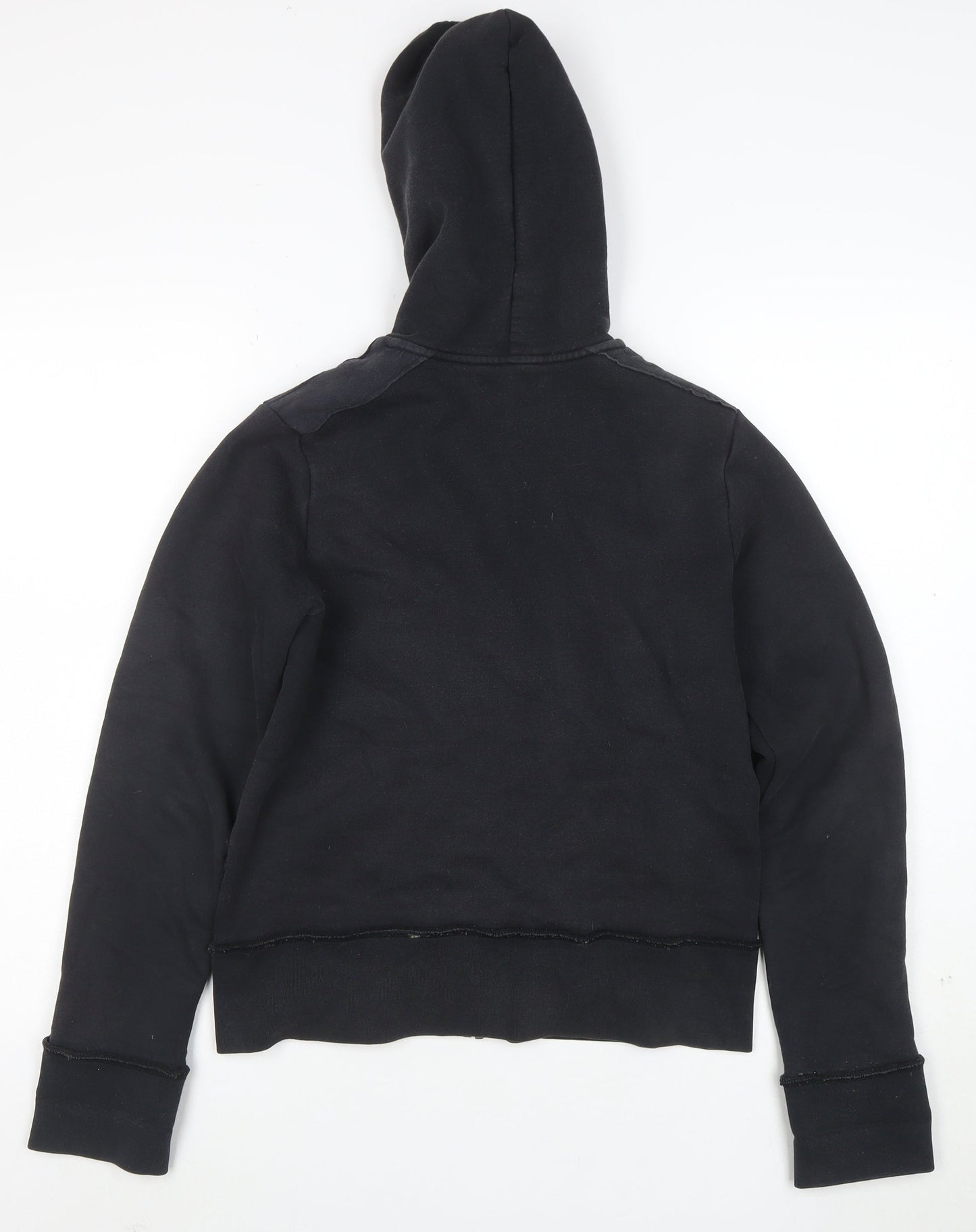 DKNY Women's Black Full Zip Hoodie Sweatshirt Size 16