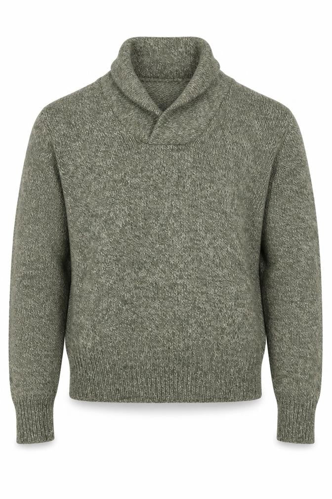 Boston Traders Men's Green Wool Roll Neck Jumper Sz S