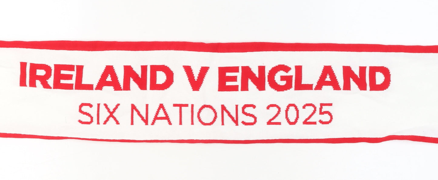 Venatour Ireland v England Six Nations 2025 Red White Men's Scarf