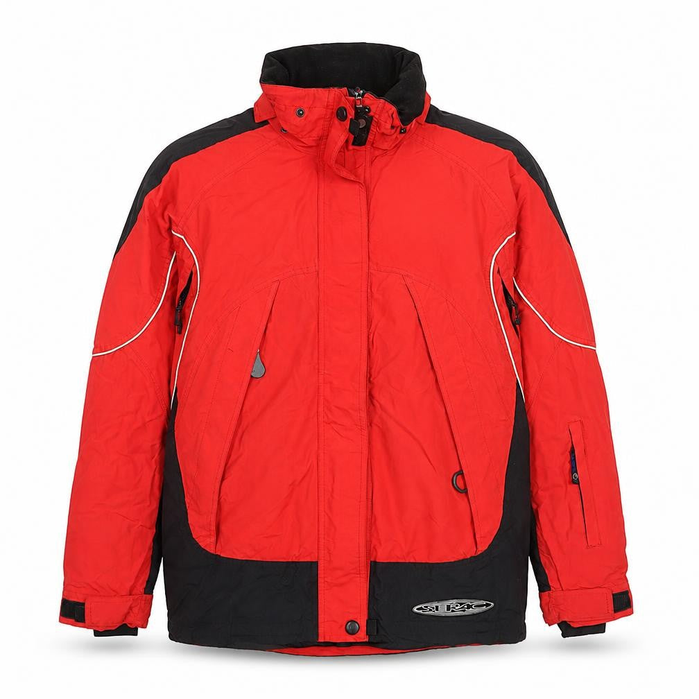 Serac Men's Red Skiing Jacket L Waterproof Windproof Winter Coat