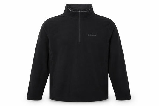 Craghoppers Men's Black XL Fleece 1/4 Zip Pullover Sweatshirt