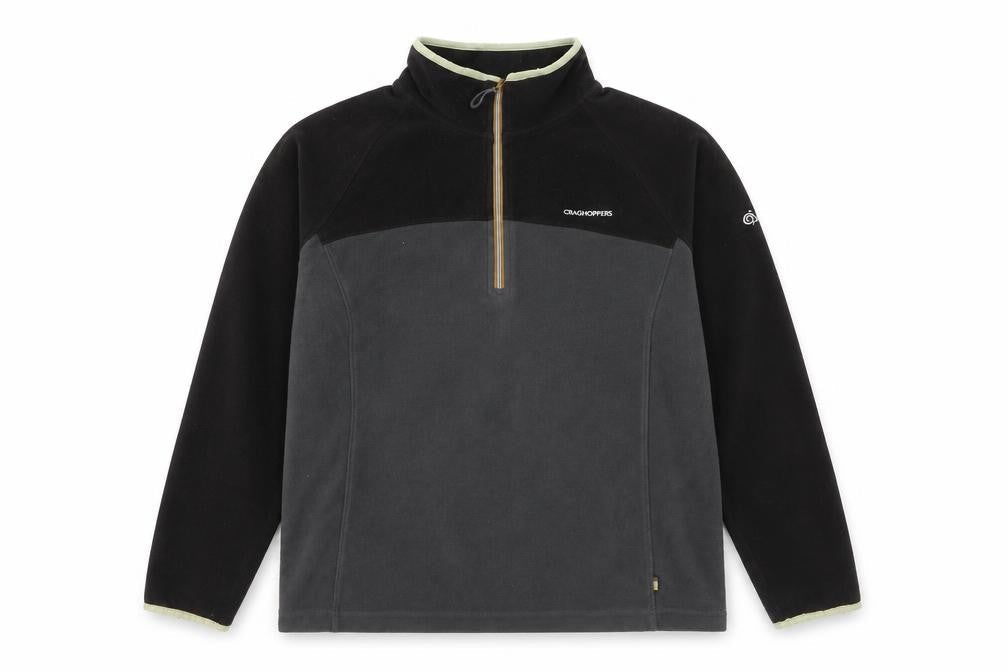 Craghoppers Men’s Black XL Fleece 1/4 Zip Pullover Sweatshirt