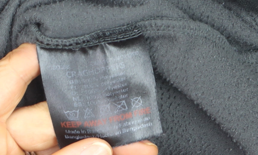 Craghoppers Men’s Black XL Fleece 1/4 Zip Pullover Sweatshirt