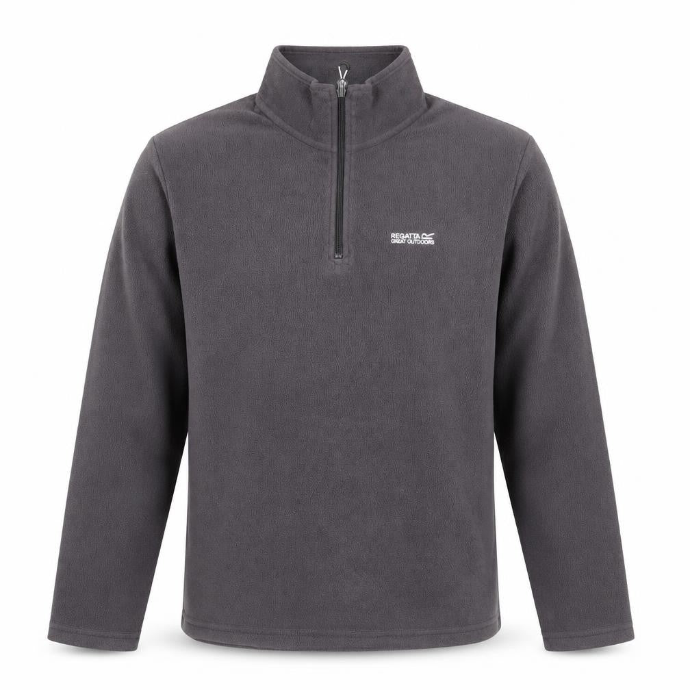 Regatta Men’s Grey Fleece 1/4 Zip Pullover Sweatshirt M Outdoor