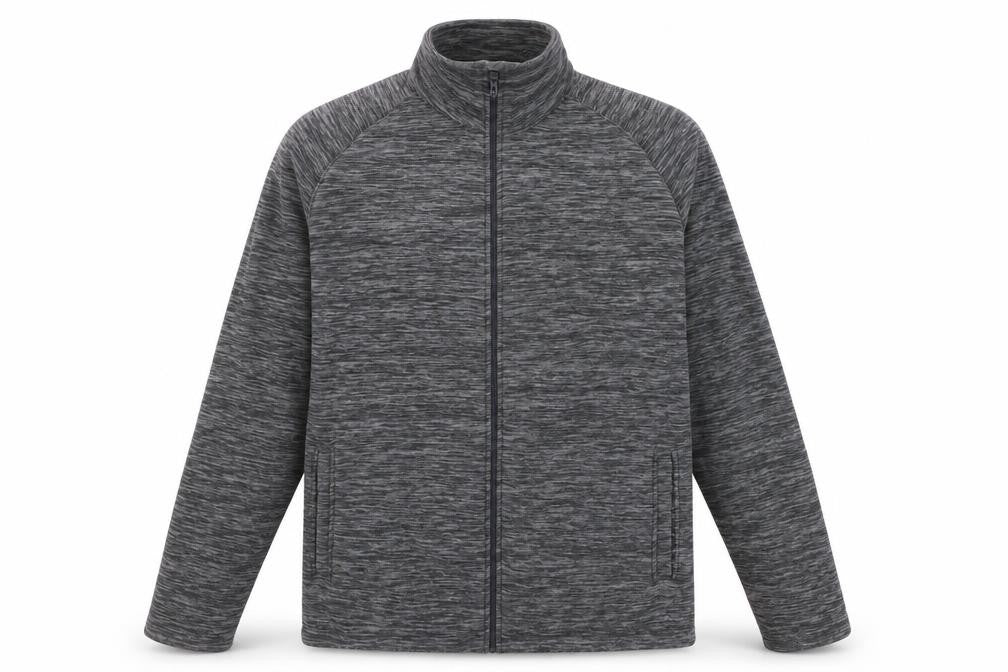 Mountain Warehouse Men’s Grey Full Zip Fleece Sweatshirt 2XL Outdoor