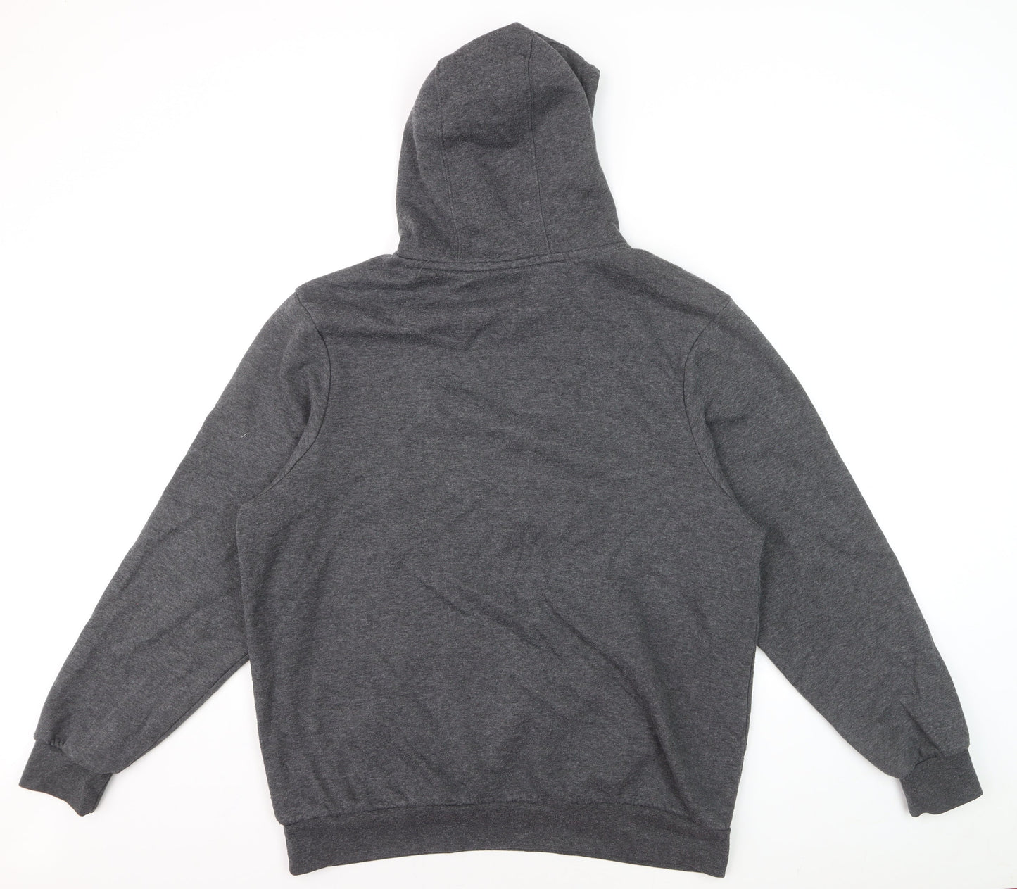 Slazenger Men’s Grey Pullover Hoodie L Fleece Lined Logo