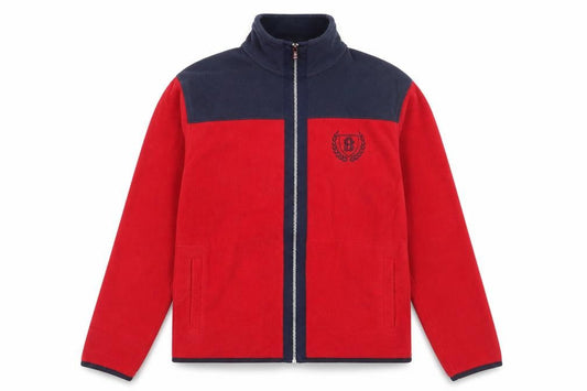 Blue Harbour Men's Red Full Zip Fleece Sweatshirt Size S