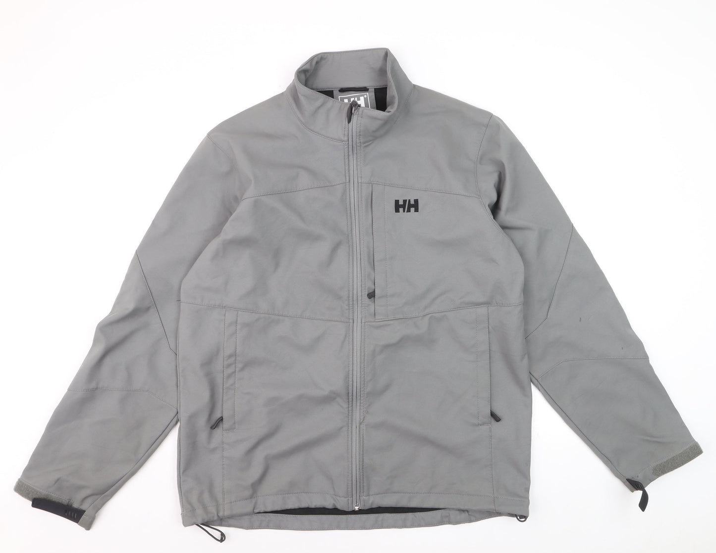 Helly Hansen Men's Grey XL Soft Shell Jacket Windproof Water Resistant
