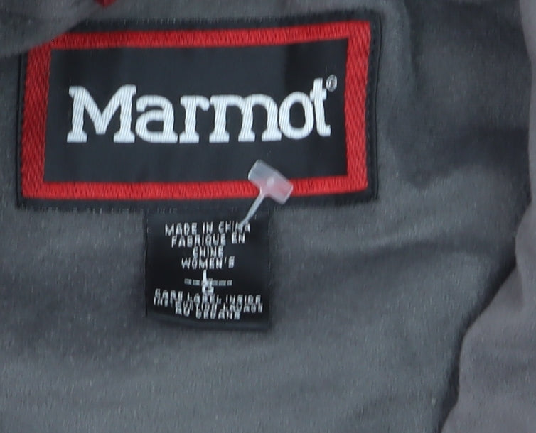 Marmot Men Red L Waterproof Hooded Parka Jacket