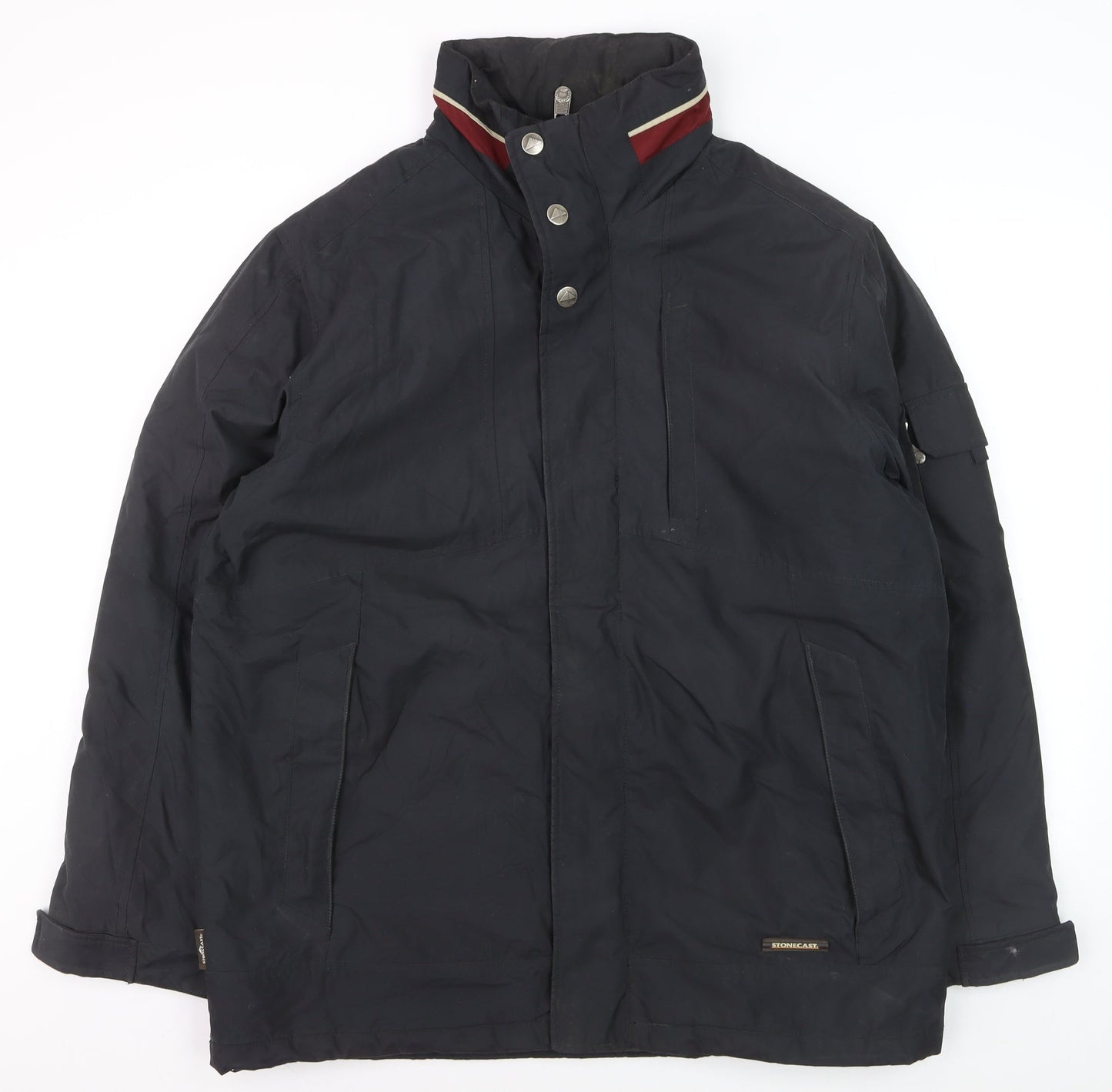 Stonecast Men's Black M Parka Jacket Water Resistant Polyester