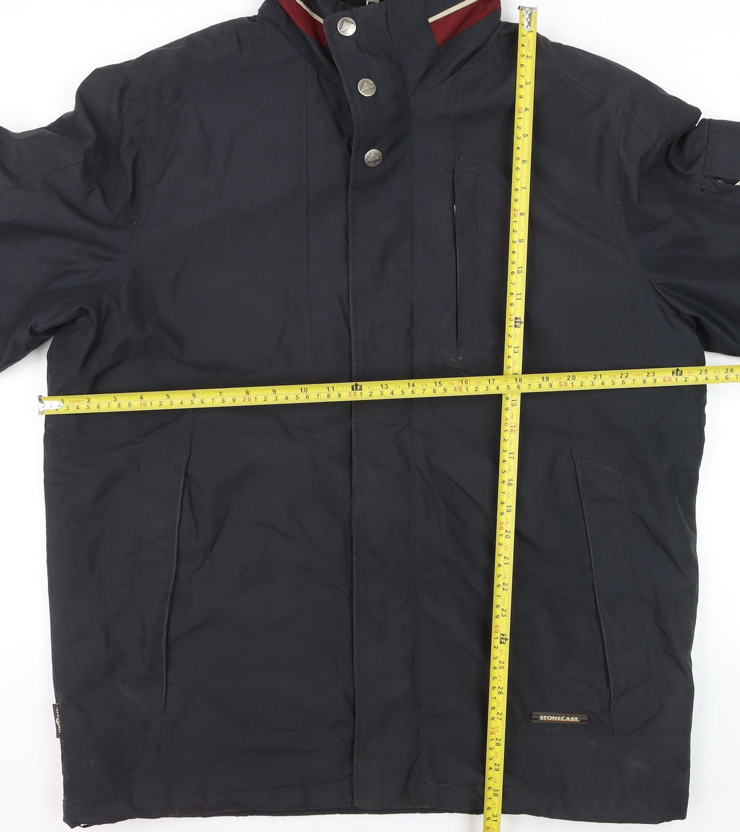 Stonecast Men's Black M Parka Jacket Water Resistant Polyester