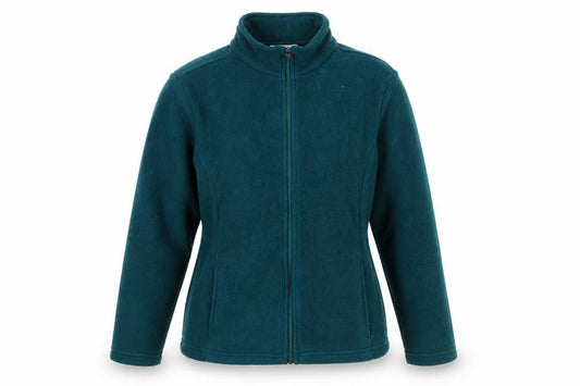 L.L.Bean Women's Green Full Zip Fleece Sweatshirt Size S Regular