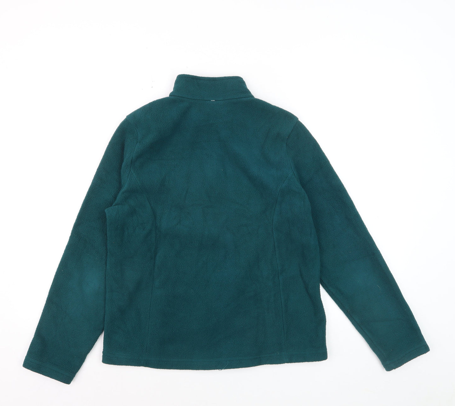 L.L.Bean Women's Green Full Zip Fleece Sweatshirt Size S Regular